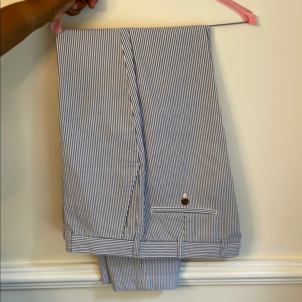 Brooks Brothers Blue and White Dress Pants